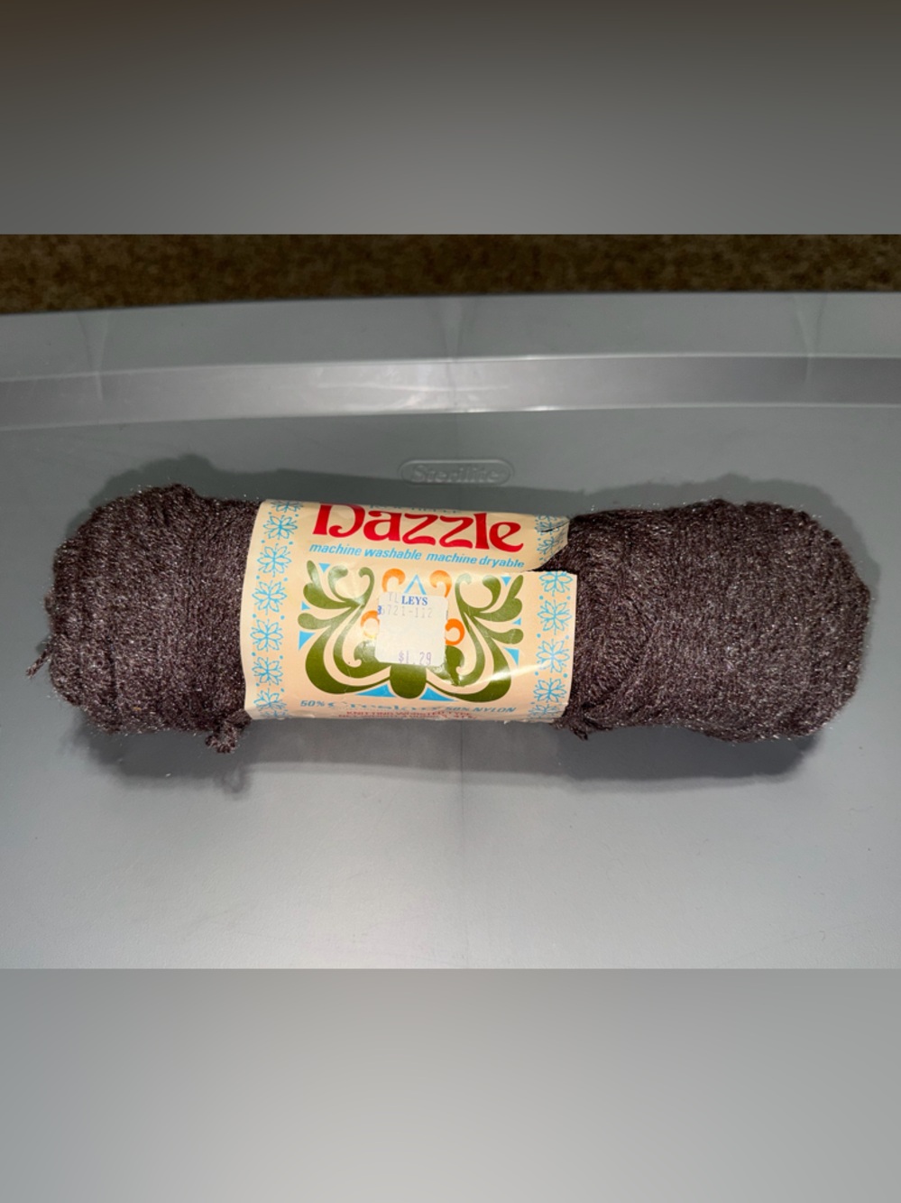 Vintage Rochelle Dazzle 18 Brown frost  Yarn